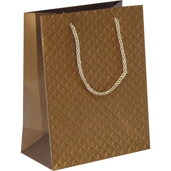 Dísztasak DA 40 SHOPPERS - BRIGITTE - 18X10X23CM - Gold
