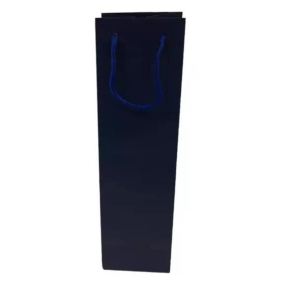 Egyszerhasználatos Dísztasak ital nátron 10x10x36 cm Kék