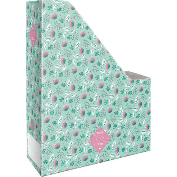 Irattartó Papucs A/4, Kis Bagoly, Flower Green
