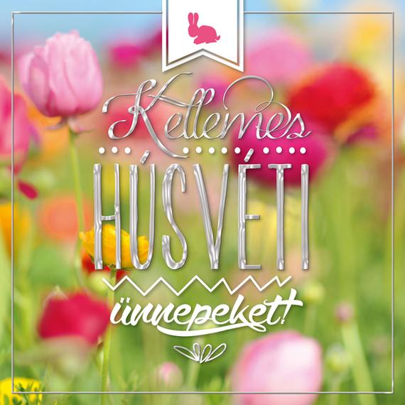 Húsvéti négyzetes képeslap, HNA07