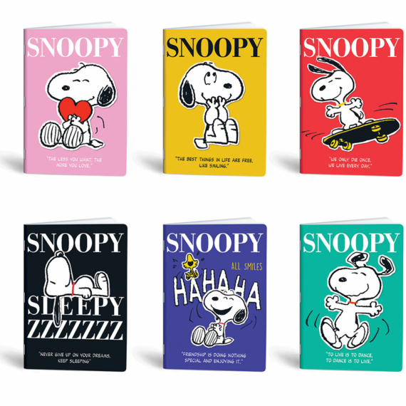 Lipamill Tűzött Füzet A4 Kockás 2023 Snoopy 40 lap
