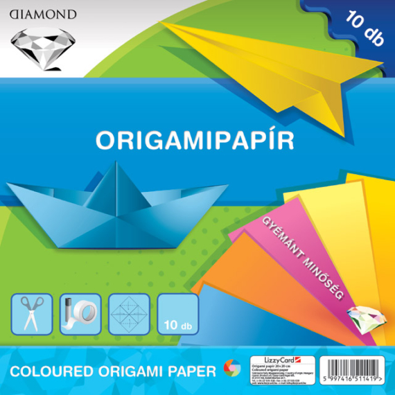 Origamipapír 20x20 cm