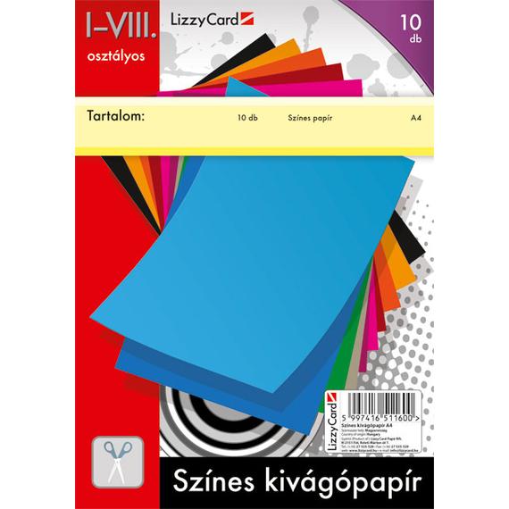 Színes kivágópapír A4