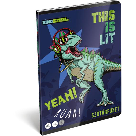 Füzet tűzött A/5 szótár FSC Dino Cool Dino Roar FSC