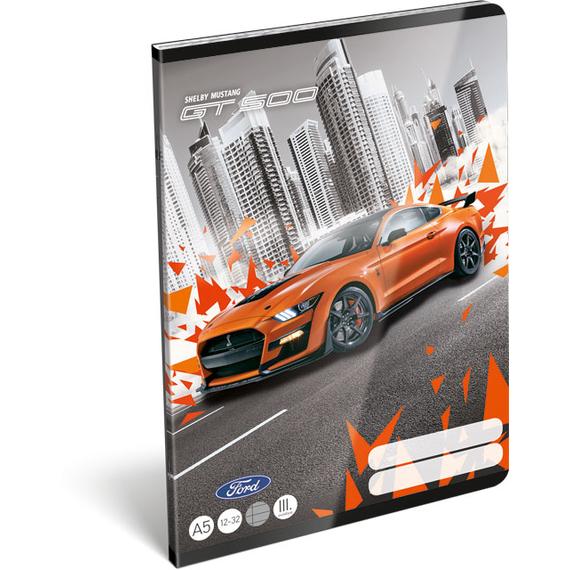 Füzet, tűzött A/5 FSC, 3.o., Ford, Shelby Dream