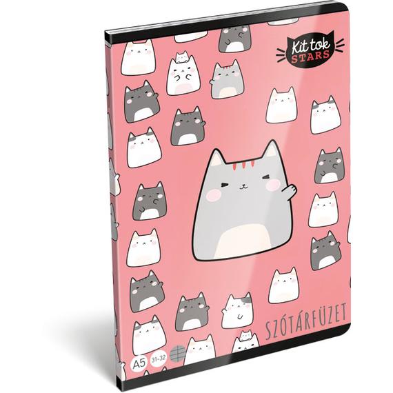 Füzet tűzött A/5 szótár FSC KitTok Catto FSC